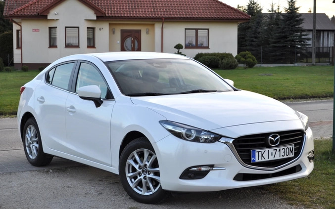 Mazda 3 cena 68800 przebieg: 90000, rok produkcji 2018 z Tarnobrzeg małe 781